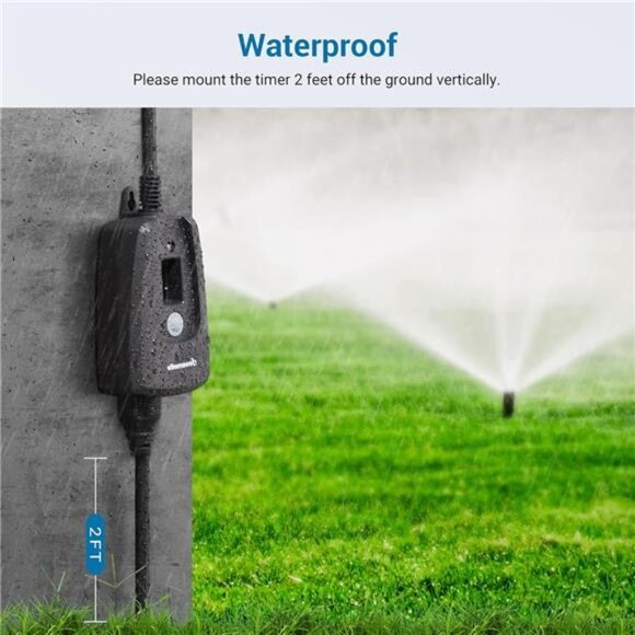 Outdoor Timers for Electrical Outlets Waterproof, Plug in Countdown Timer - Picture 4 of 8